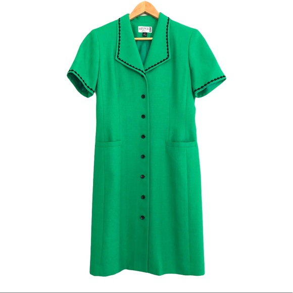 Vintage Kasper ASL Dress/Duster Jacket 6 - Picture 1 of 8